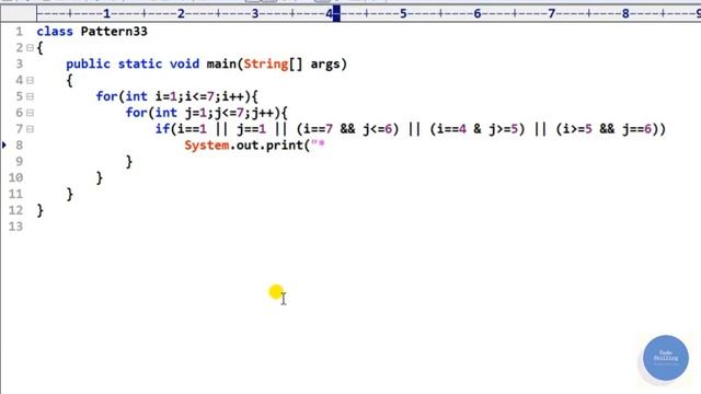 #code_skilling Print G - Pattern of Characters in Java Programming Language (Pattern33) смотреть онлайн