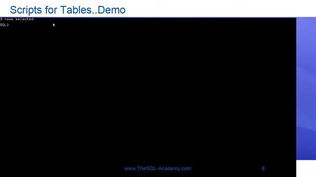 Oracle SQL Scripting смотреть онлайн