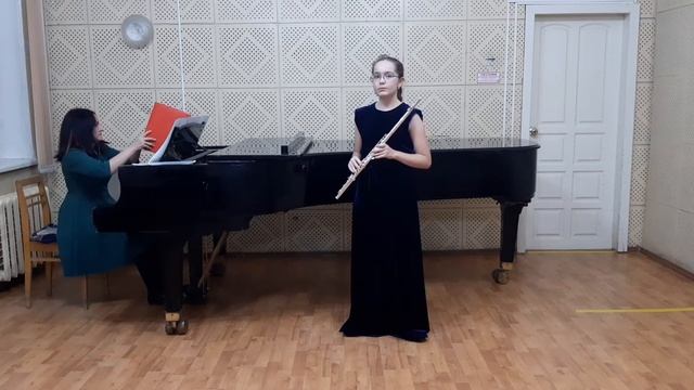 "Вальс" А. Глазунов, Ларго Телеман. Исполняет Есенеева Динара смотреть онлайн