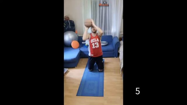 Баскетбол. Отработка Техники броска в домашних условиях смотреть онлайн