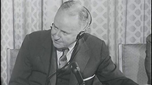 Interview with Chancellor Konrad Adenauer