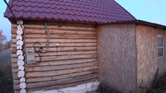 Защита сруба от насекомых/ паразитов. Окраска сруба защитной краской. Пример на практике смотреть онлайн