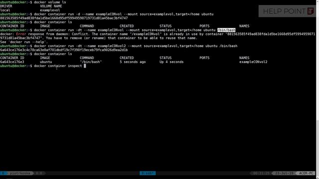 Docker - Szybki start, volumes 011 смотреть онлайн