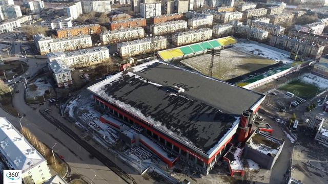 Новокузнецк 360, Арена Кузнецких Металлургов #Квадрокоптер #СВысотыПтичьегоПолета смотреть онлайн