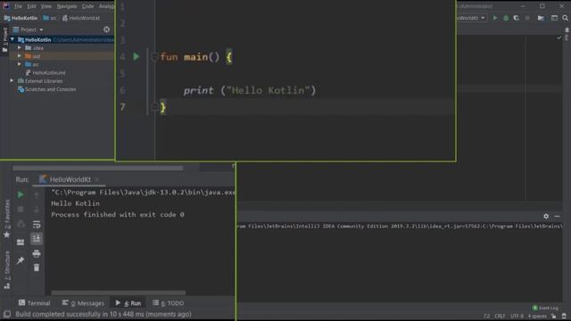 kotlin for beginners in urdu / Hindi | kotlin from scratch #4 | Run first App | TechTuber смотреть онлайн