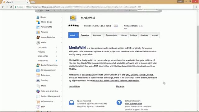 How to Install MediaWiki on SiteGround Tutorial смотреть онлайн