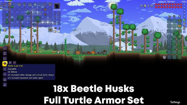 How to Make a Beetle Armor Set in Terraria (Quick Tutorial) смотреть онлайн