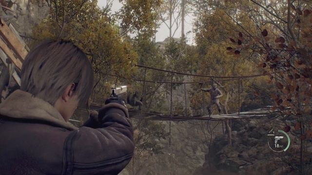 Resident Evil 4 Remake Part 2 - Navigating the Brute "Attack" смотреть онлайн