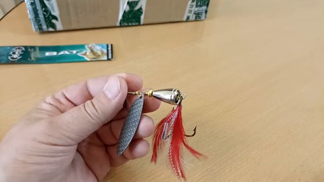 Распаковка посылки с блесной BAT 5108 по заказу Fmagazin смотреть онлайн