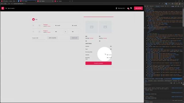 Canvas - Cart Page CSS Packages (Light and Dark Modes) смотреть онлайн