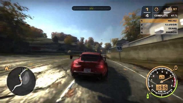 Evading heavy traffic with a Toyota Supra MK5 | Need For Speed Most Wanted Redux смотреть онлайн