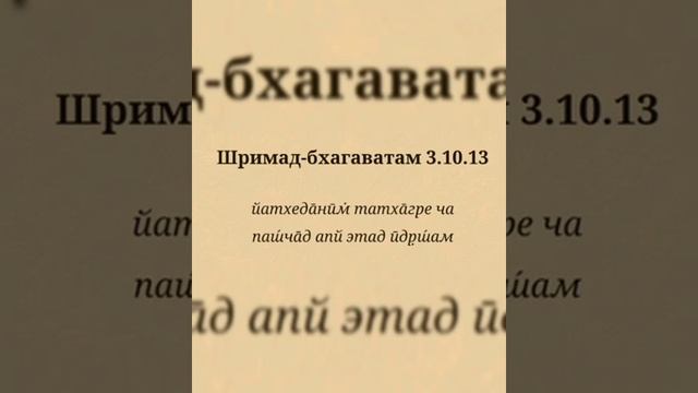 Шримад Бхагаватам с комментариями Шрилы Прабхупады. Песнь 3.1.10
