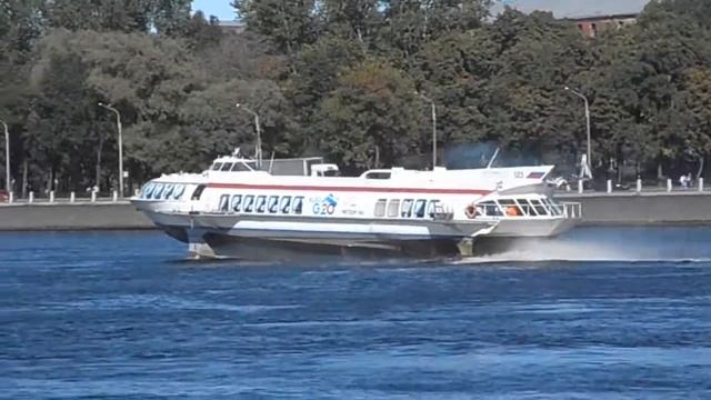 Neva river 06.09.2013 Нева ("Метеоры",яхта,катер) смотреть онлайн