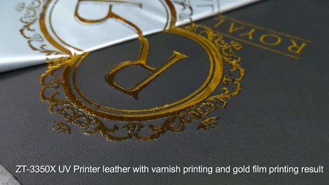 A3 UV leather printing with gold film uv flatbed printer смотреть онлайн