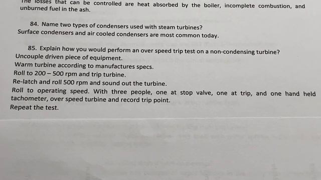 Boiler license questions and answers for fireman and engineer exams types of condenser cavitation смотреть онлайн