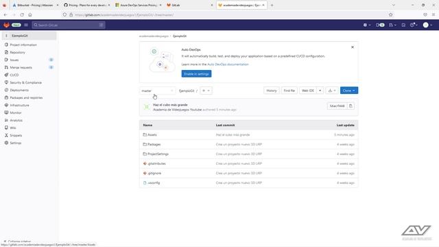 07. Repositorios remotos. Gitlab. Curso básico de Git смотреть онлайн