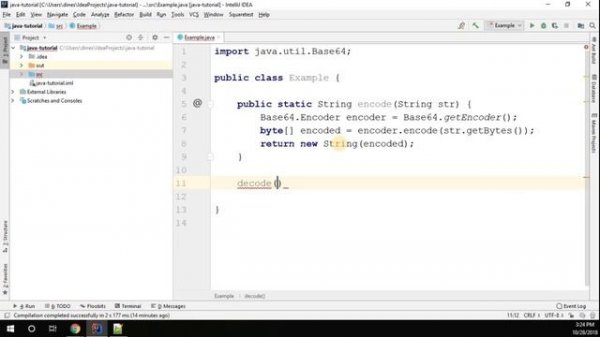 Base64 Encoding and Decoding in java