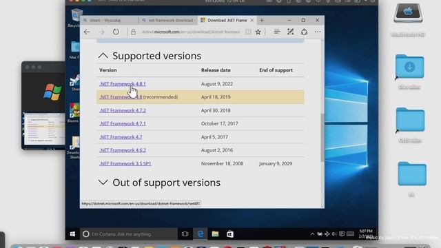 .NET Framework Doesn't Work On Parallels Desktop Mac OS