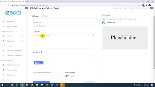 Demo Screencast for Instagram Content Publishing API Approval of XeroChat смотреть онлайн