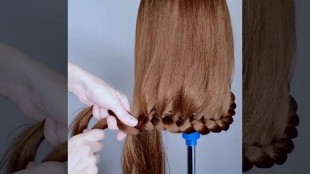 Как заплести Косу, чтобы волосы выглядели короче/ Лёгкие причёски/ Hair Tutorial смотреть онлайн