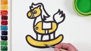 Рисуем фломастерами. Простой милый рисунок. Рисование для детей