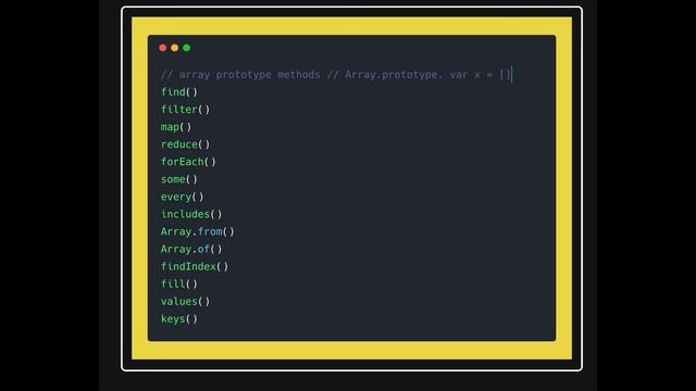 Array Prototype Methods Javascript #21 смотреть онлайн