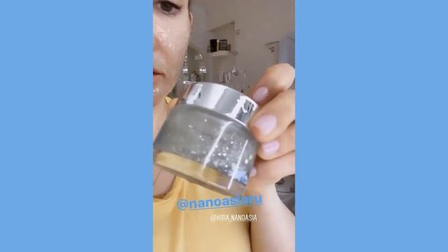 Маска для лица Nanoasia нанесла Анфиса Чехова. Корейская маска для лица смотреть онлайн