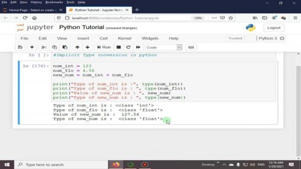 Implicit Type Conversion | Python 4 You | Lecture 167