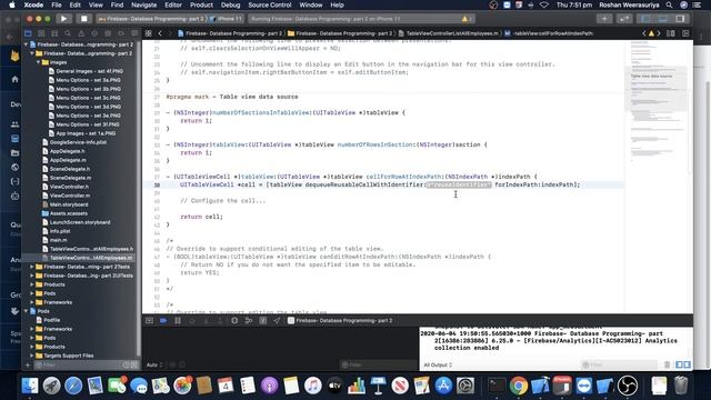 Objective C- Firebase- Realtime Database - Part 7a - List Data in UITableViewController смотреть онлайн