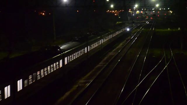 Отправление электропоезда со станции Обнинское в сторону Москвы смотреть онлайн