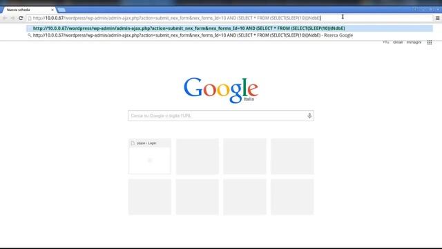 Wordpress Plugin NEX-Forms 3.0 and below SQL Injection Vulnerability смотреть онлайн