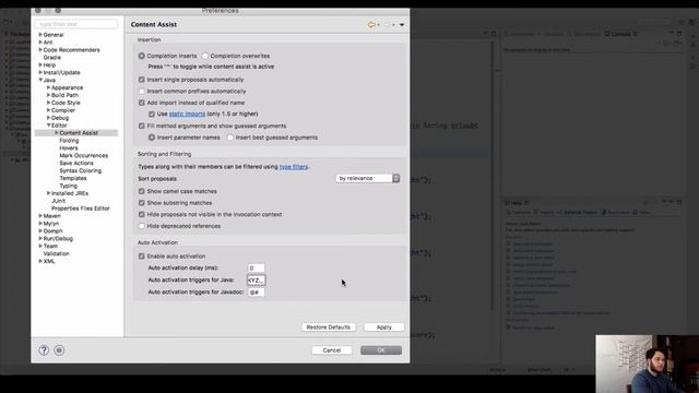 Eclipse Autovervollständigung aktivieren смотреть онлайн