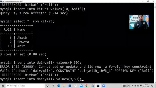 How to Set Foreign Key | Update Command | MySQL Day-6 смотреть онлайн