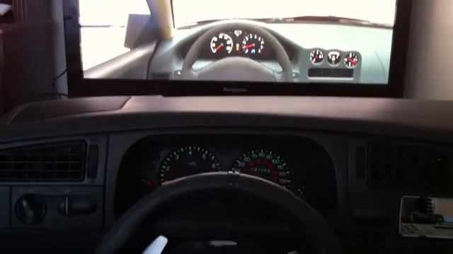 Racing Simulator Real Car Instruments Cockpit Dashboard lfs outgauge rev burner смотреть онлайн
