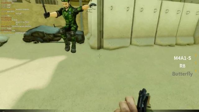Показываю пасхалки и нычки|Hyper Realistic CSGO Guns|Roblox| смотреть онлайн