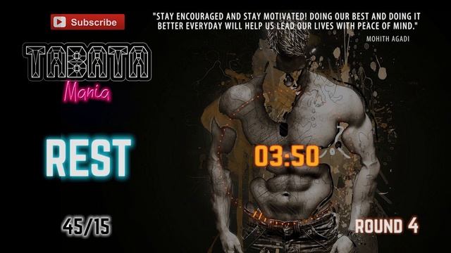 HiiT Workout Music - 45/15 W/ TIMER - TABATAMANIA