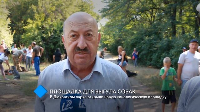 В Дюковском парке открыли новую кинологическую площадку смотреть онлайн