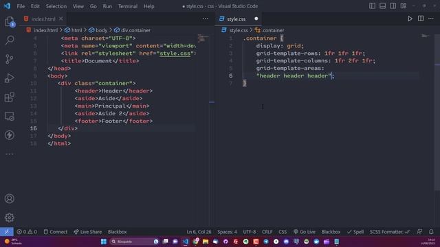 #14 CSS GRID Areas смотреть онлайн