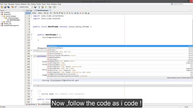 JAVA netbeans | Count Days Between Current Date and any other date given by user смотреть онлайн