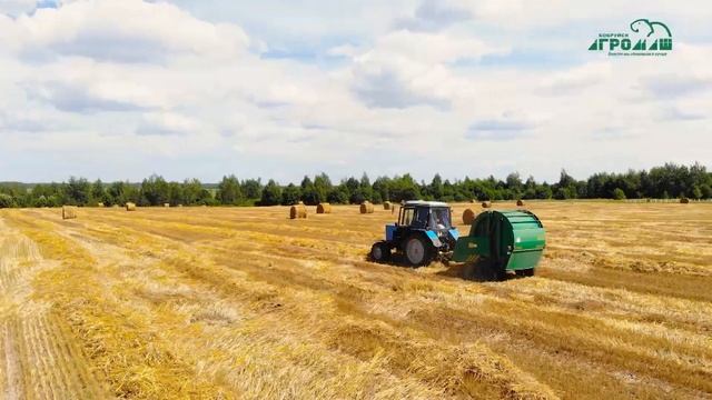ПР-Ф-180 Пресс-подборщик рулонный смотреть онлайн
