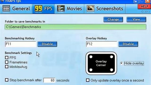 Как пользоваться Программой Fraps