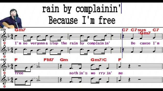 #불러주는악보팝송, Raindrops Keep Falling On My Head / B. J. Thomas смотреть онлайн