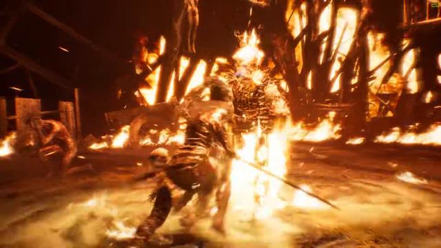 HELLBLADE : Бой с Суртом Блэть красиво пистец смотреть онлайн