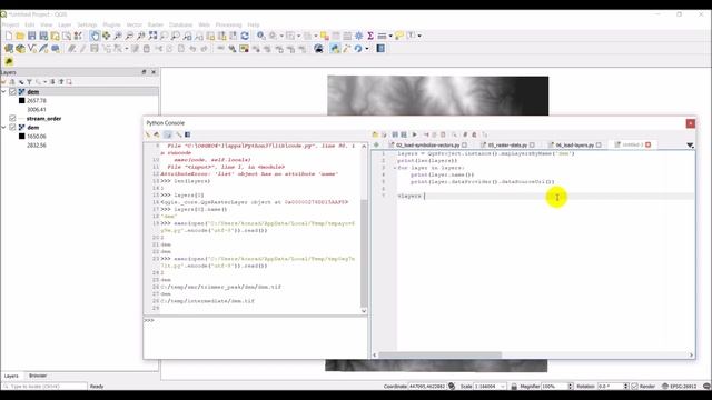 QGIS Python (PyQGIS) - Get information for layers in the table of contents смотреть онлайн