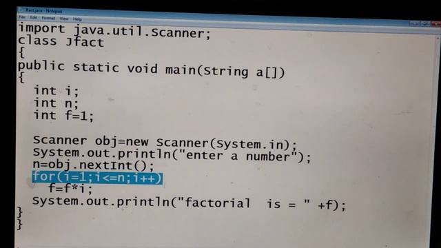 JAVA Program to find Factorial of a Number|Practical-3|ZEENAT HASAN ACADEMY смотреть онлайн