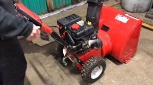 How to start a MTD yard machine snow thrower