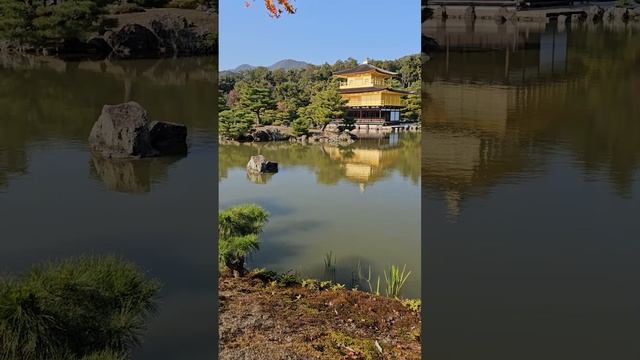 КИОТО. ХРАМ КИНКАКУ-ДЗИ (ЗОЛОТОЙ ПАВИЛЬОН).