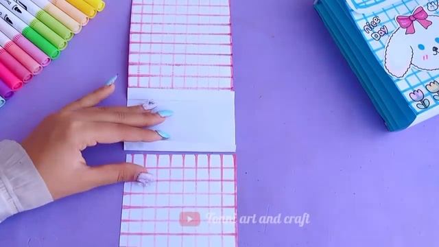 how to make paper file folder / handmade paper file folder /Diy paper file for school /easy to make смотреть онлайн