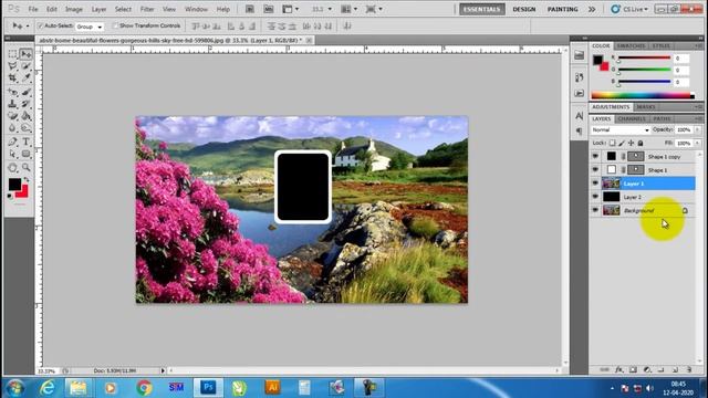 Adobe Photoshop Cs 5 Collage part 1 смотреть онлайн