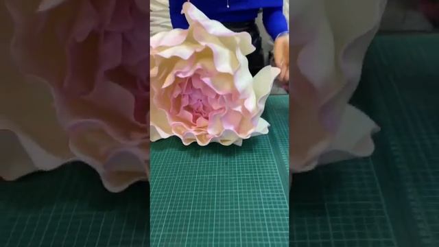 Делаем пионы для весенней фотозоны